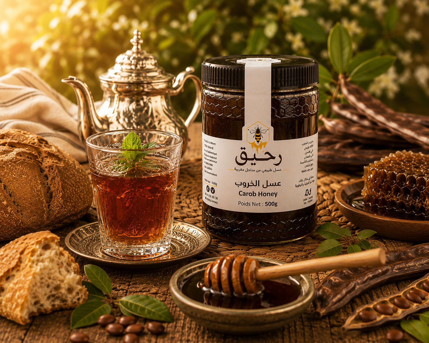 عسل الخروب المغربي الطبيعي - رحيق
