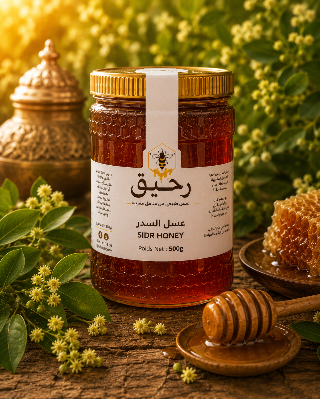 عسل السدر المغربي الطبيعي 100% | رحيق